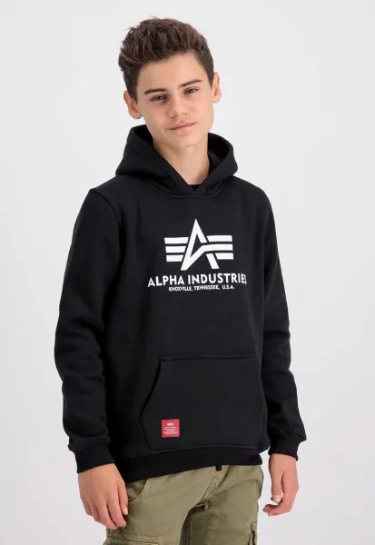 ALPHA INDUSTRIES BASIC HOODY KIDS / TEENS black