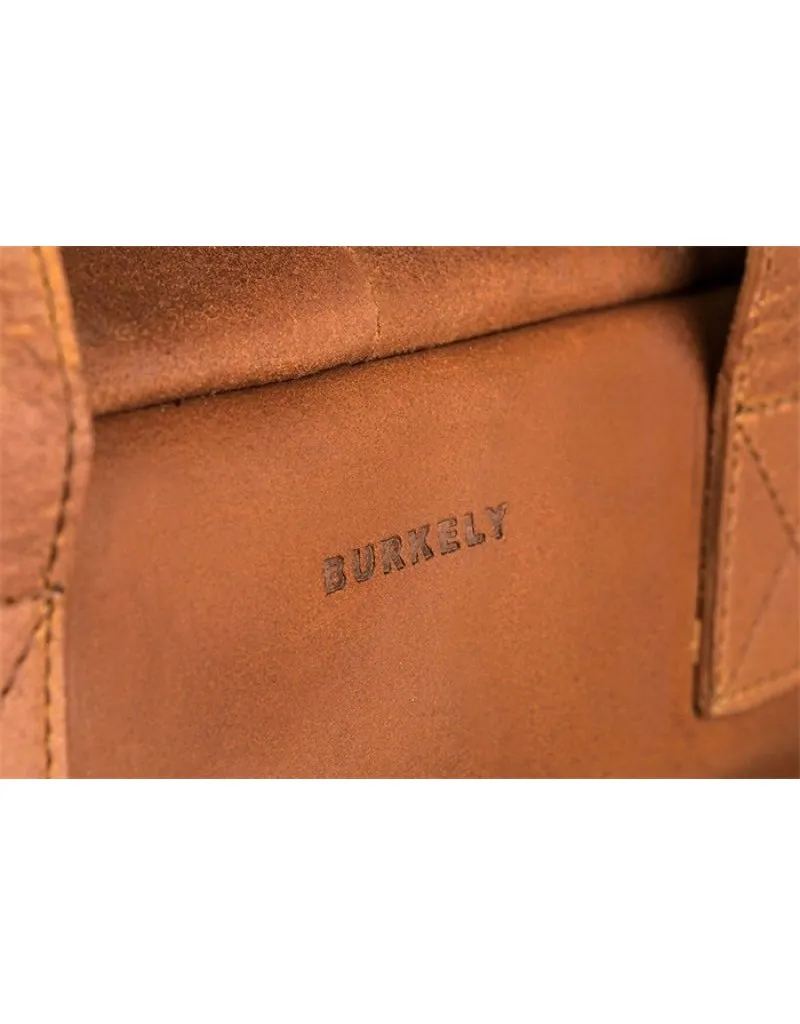 Basic Grosse Leder Reisetasche Weekender Cognac 