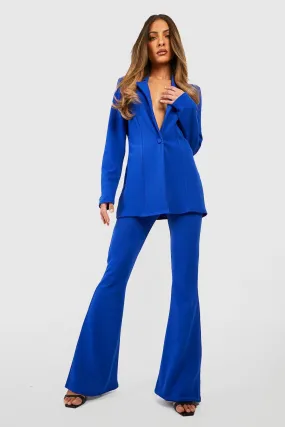 Basic Jersey-Blazer mit Knopf