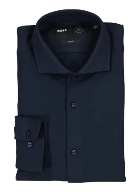 BOSS Black, Hemd Hank, nachtblau