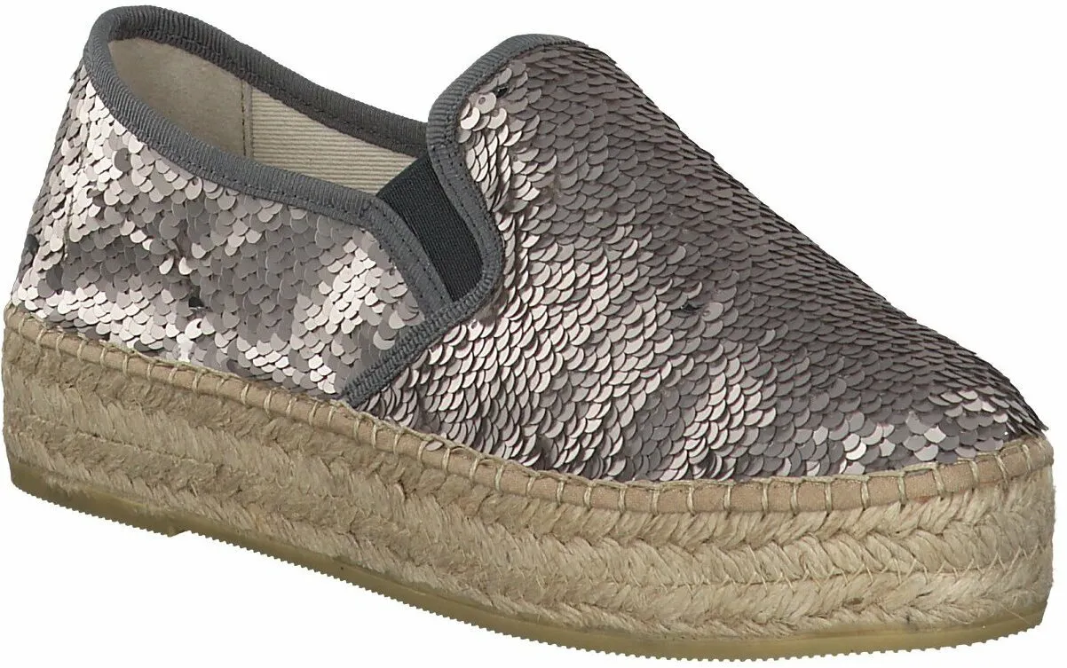 Damen-Espadrilles 562917668849 (Silber)