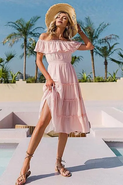 Festliches Boho Kleid