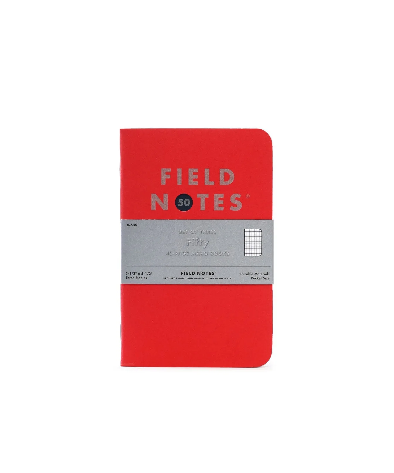 Field Notes Fifty 3-Pack Notizheft