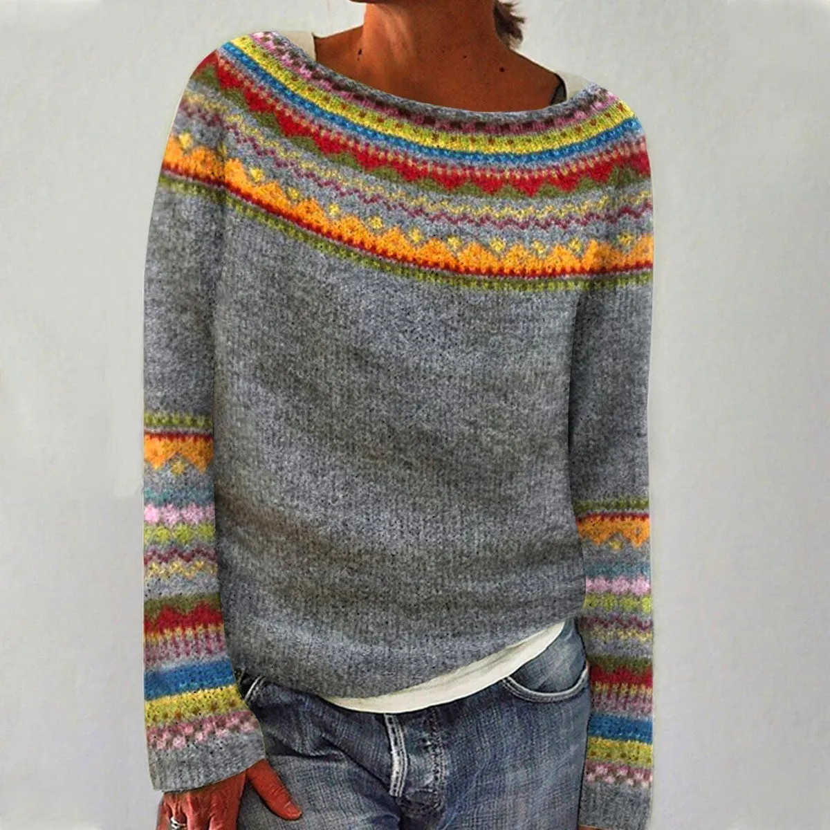 Heidi-Mode | Herbst Retro-Pullover