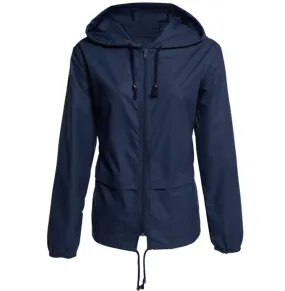 Heidi-Mode | Lässige wasserdichte Outdoor-Regenjacke für Frauen Perfekt für Outdoor-Aktivitäten