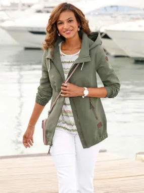 Jacke in khaki