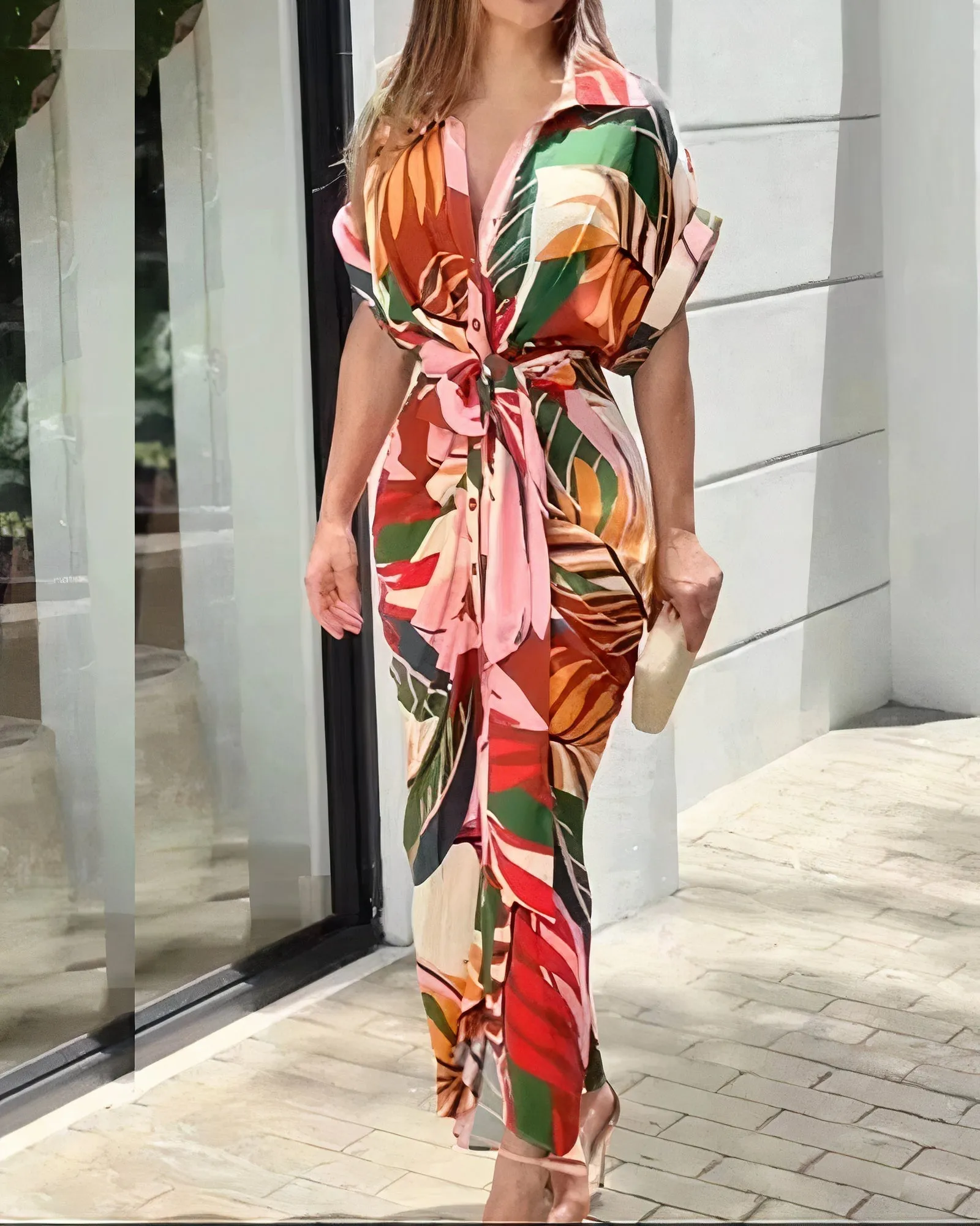 Kleid Mit Kunstdruck