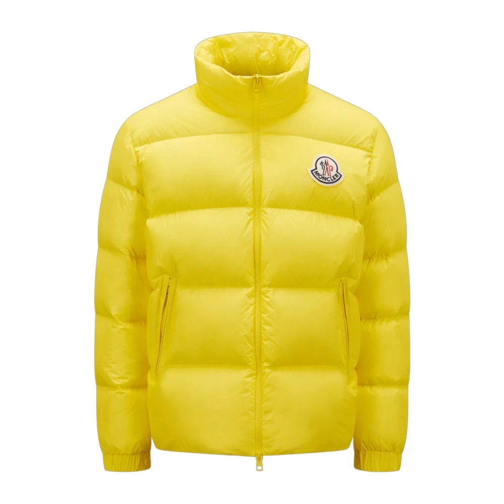 Kurze Daunenjacke Gelb