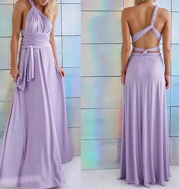 Lange Multistil Kleid für verschiedene Stile