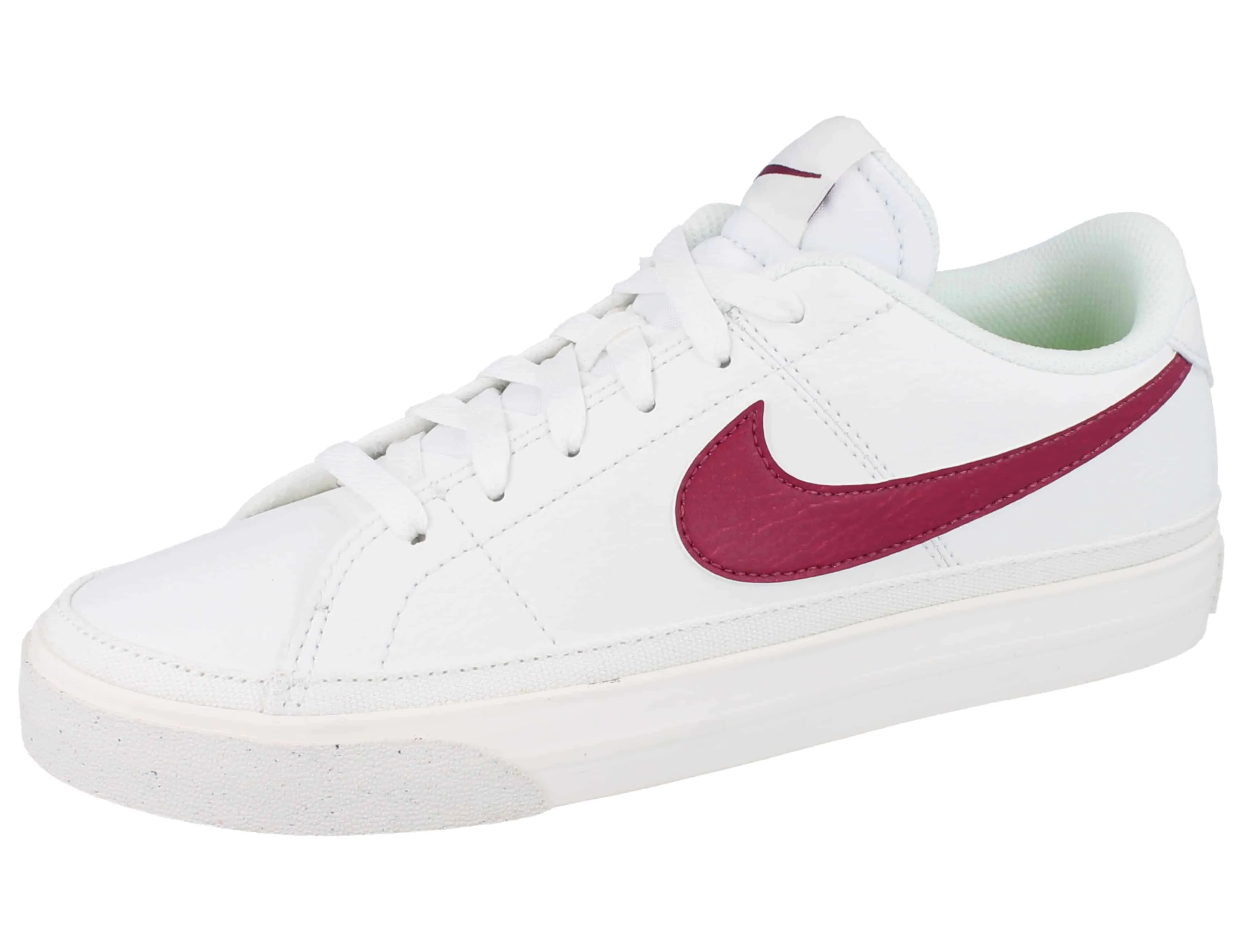 NIKE Court Legacy Damen Senaker weiß rot Textil