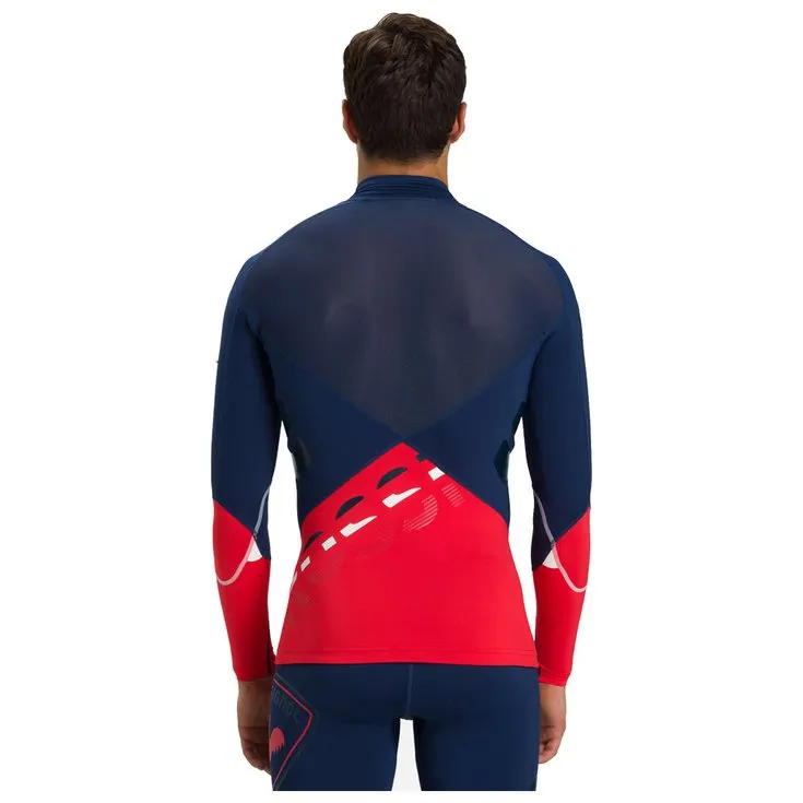 Nordischer Overall Oben Rossignol ---M Infini Compression Race Top Dark Navy