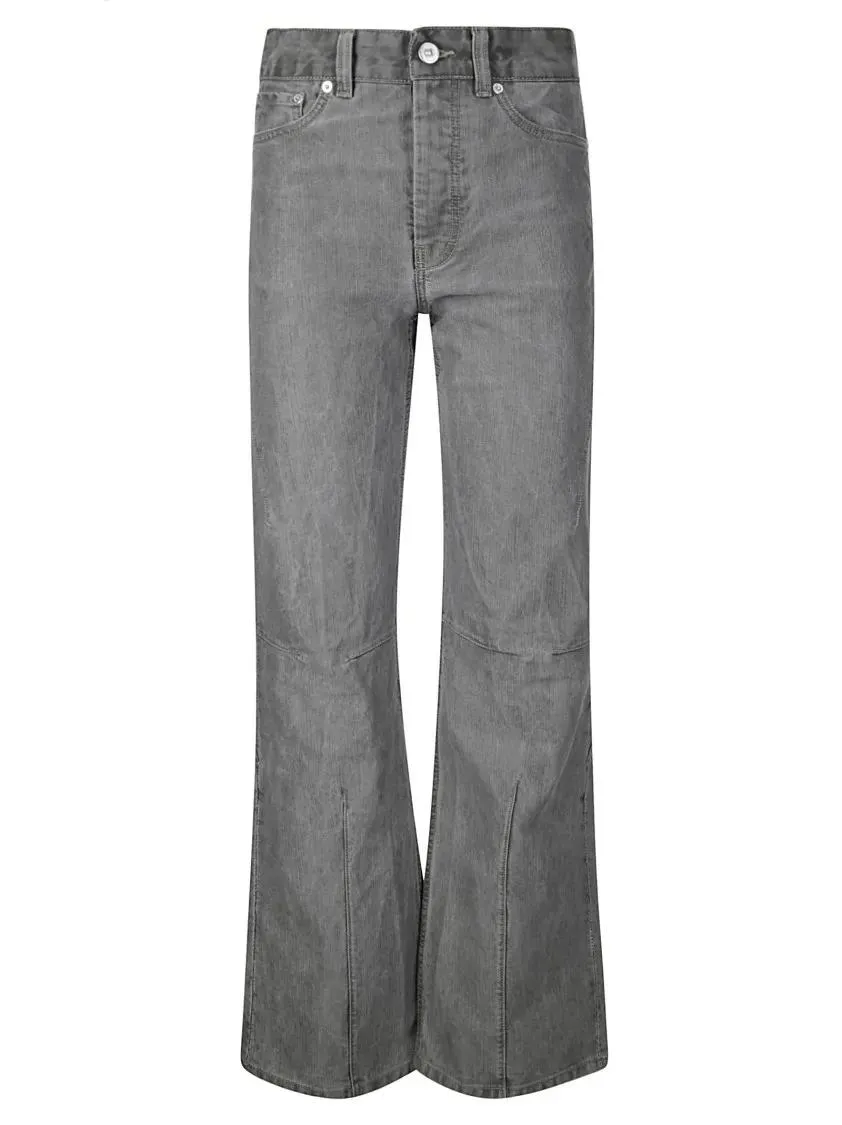   Our Legacy  Straight Cotton Jeans Grey  Jeans 