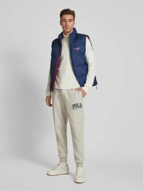 Polo Sport Steppweste mit Label-Stitching (dunkelblau) online kaufen
