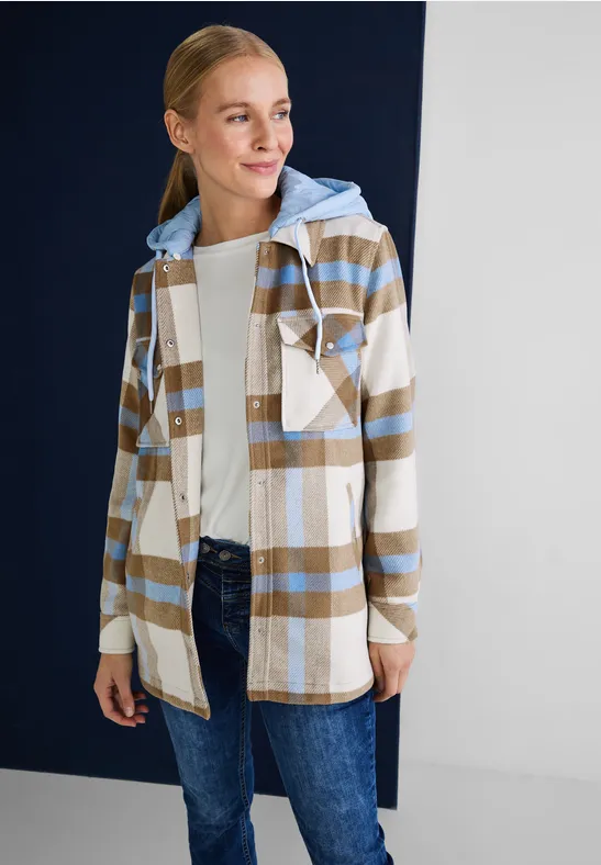 Street One Karierte Overshirtjacke 