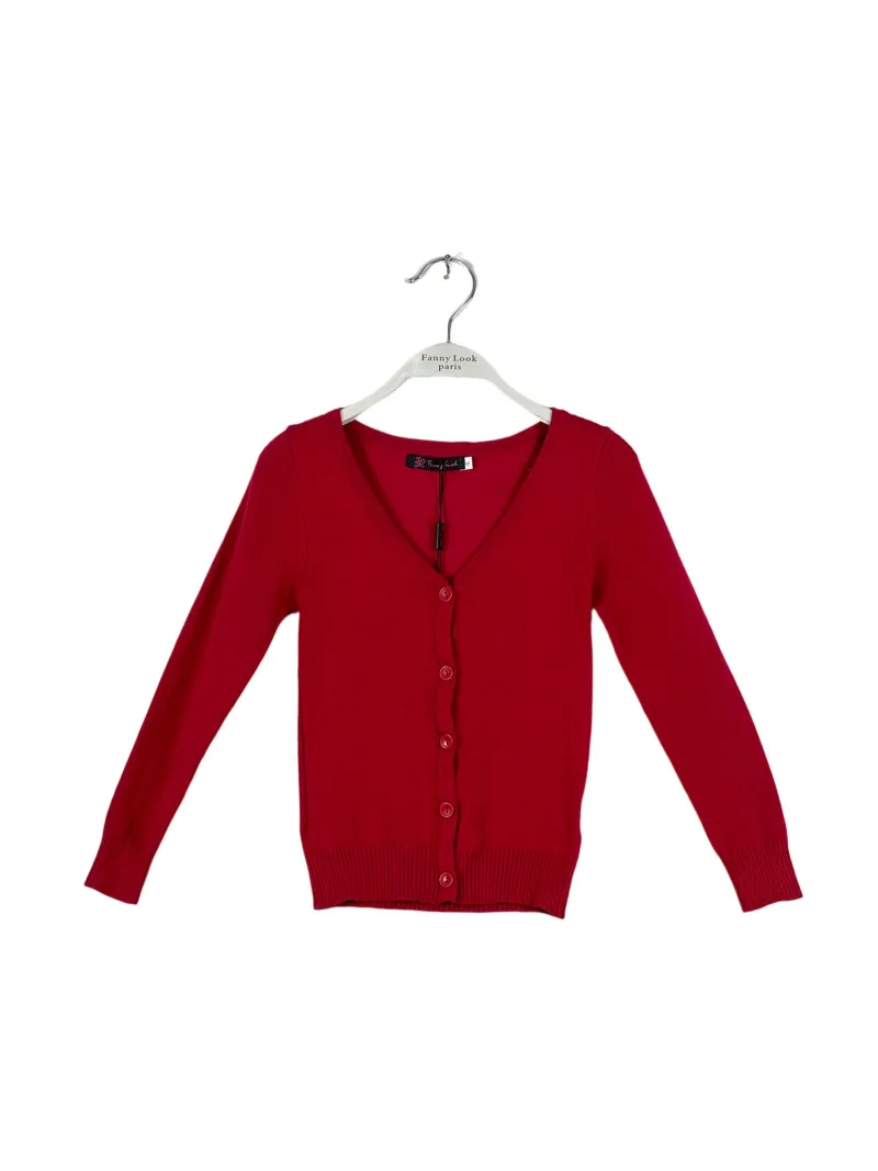 Strickjacke für Mädchen, 4–14 Jahre
