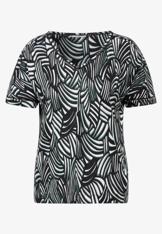 T-Shirt mit Stickerei