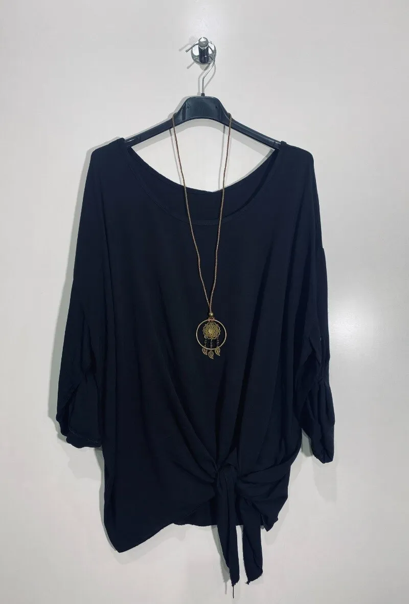 T-shirt with bow