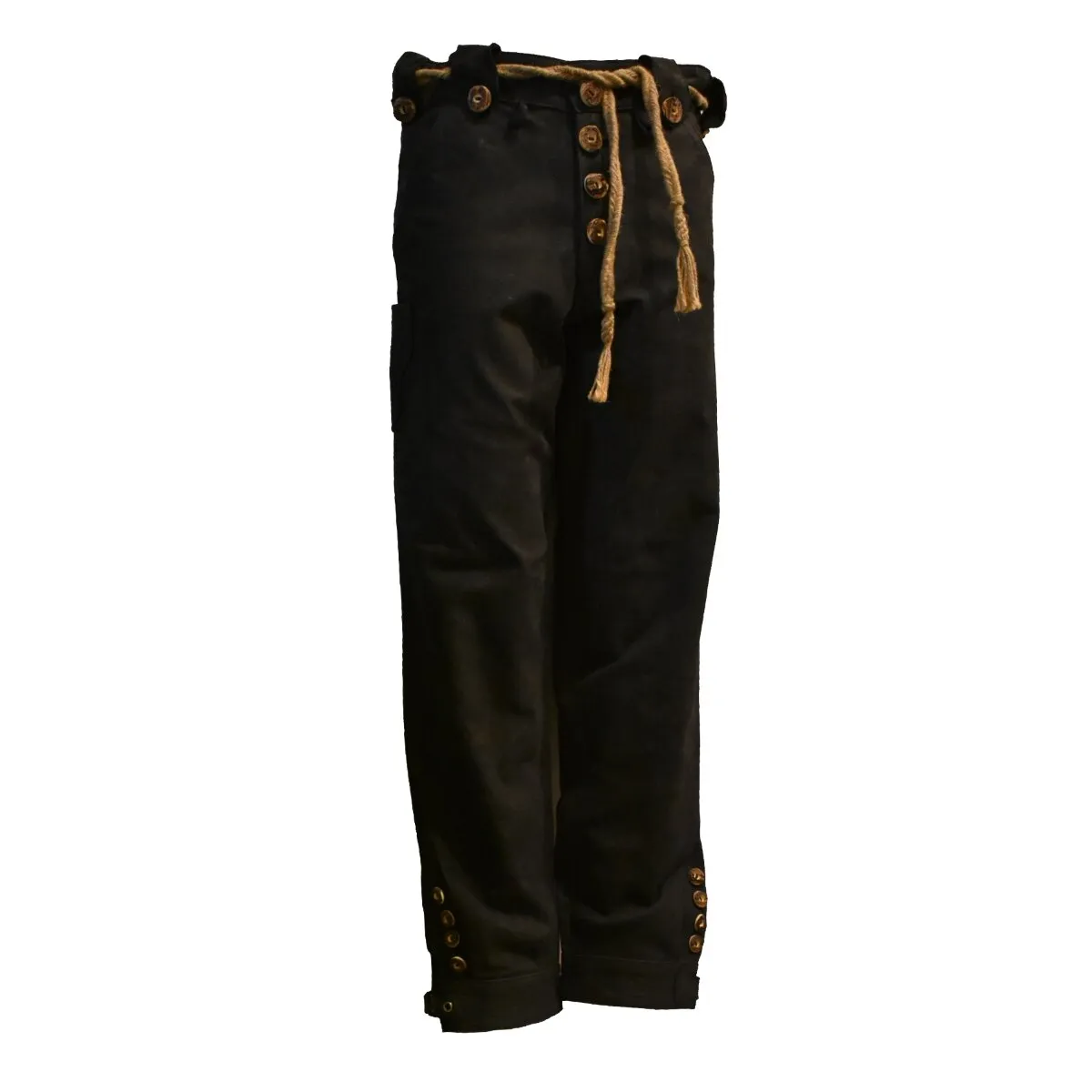 Trachtenlederhose, schwarz 27 inch